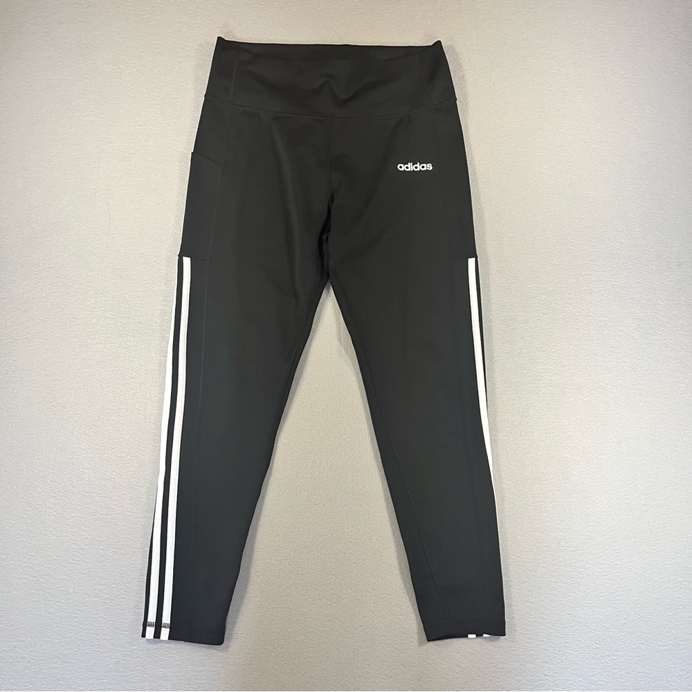 adidas Women's Climate 3 Stripe Classic Leggings Size Large